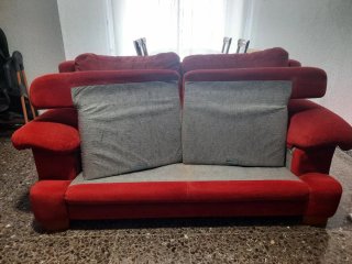 Sofás 3 y 2 plazas relleno plumón ganso
