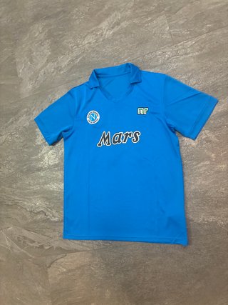 Camiseta Nápoles Maradona Azul