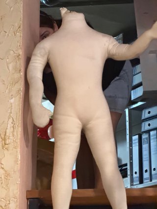 Maniquí infantil beige
