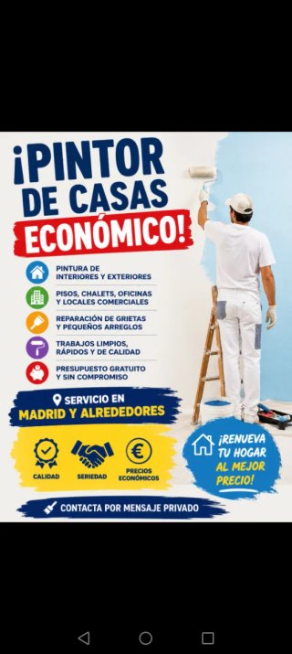 Servicios de Pintura Económica Madrid