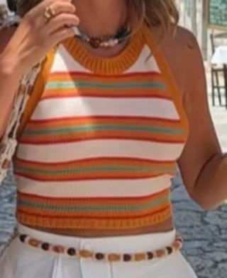 Top Zara Rayas Talla M