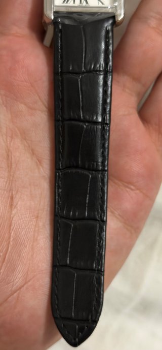 Reloj Cartier Tank Negro/Plata