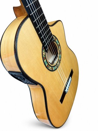 Guitarra Flamenca Martínez MF5 Ciprés Amplificada