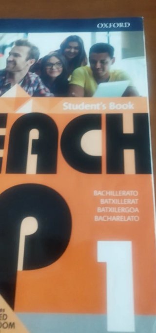Lote libros inglés 1°Bachill.Reach Up