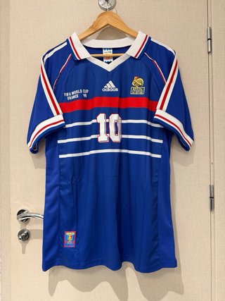 Camiseta Retro Francia 98 Zidane 10 Talla XL