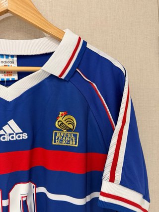 Camiseta Retro Francia 98 Zidane 10 Talla XL