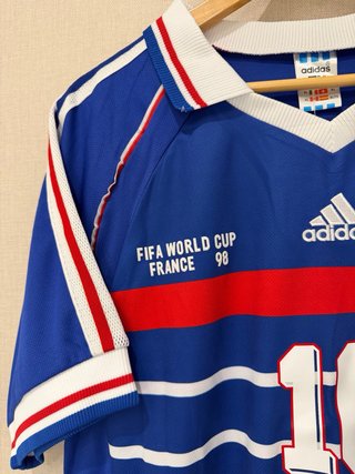 Camiseta Retro Francia 98 Zidane 10 Talla XL