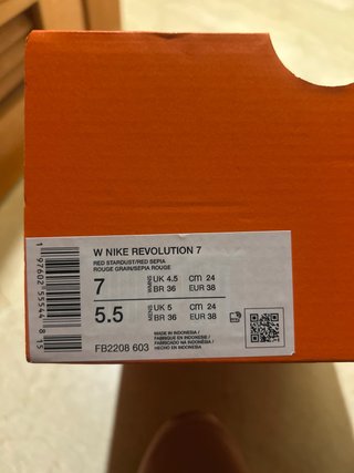 Nike Revolution 7 Talla 38 Rosa