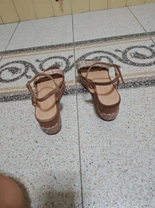 Sandalias LA PUSH Mujer Marrón Dorado