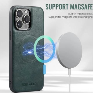Cover iPhone 16 Pro Max 6.9 Verde RFID Magsafe