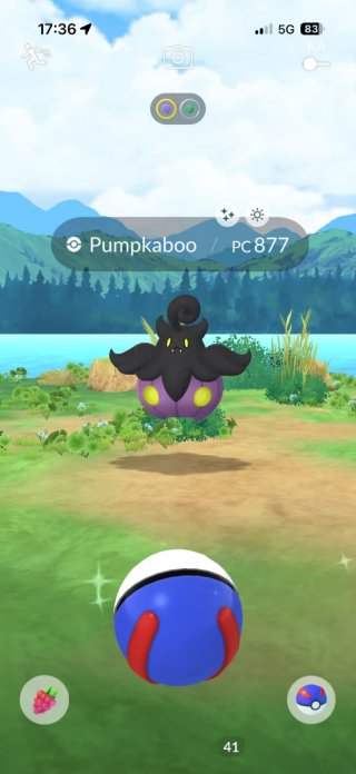 Nintendo Pumpkaboo Peluche Negro/Morado