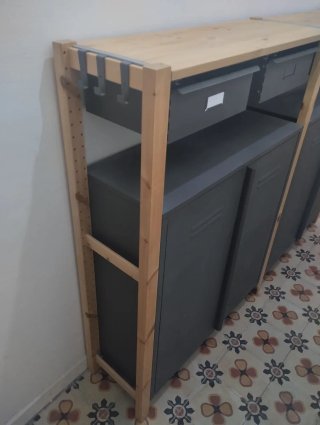 Mueble recibidor / zapatero IVAR Ikea