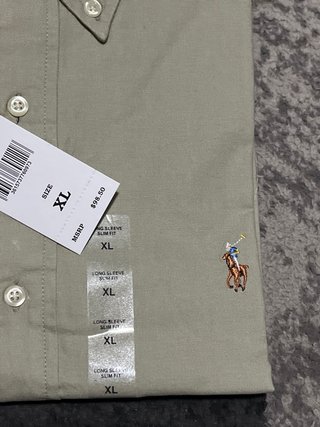 Camisa Polo Ralph Lauren XL Verde Claro