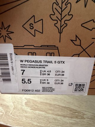 Nike Pegasus Trail GTX Talla 38
