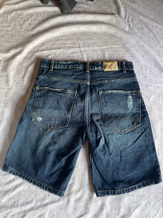 2 Pull&Bear Pantalones Cortos Rotos Azules