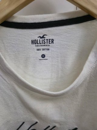 Camiseta Hollister Blanca