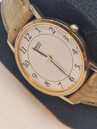 Orologio Seiko Quartz Placcato Oro