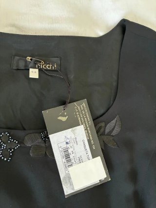Conjunto fiesta falda y top manga negro