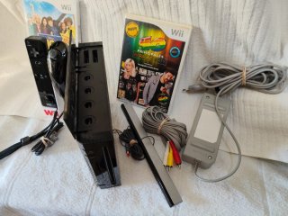 Console Wii Nera + Accessori + Giochi
