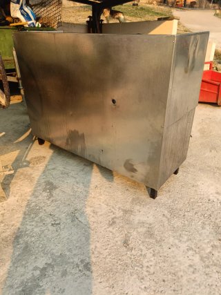 Mesa galvanizada para plancha
