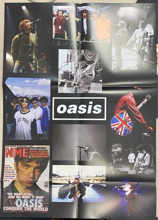 Oasis Rock 'n' Roll in Milano 1996 2LP + Poster