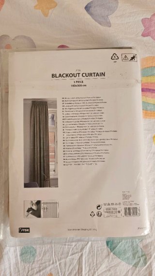 Cortinas IKEA Blackout 140x300 cm (2 uds)