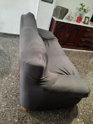 2 Fundas de Sofá Gris