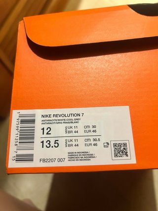 Nike Revolution 7 Talla 46 Nuevas