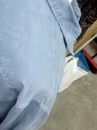 Camisa Vaquera Hombre Azul