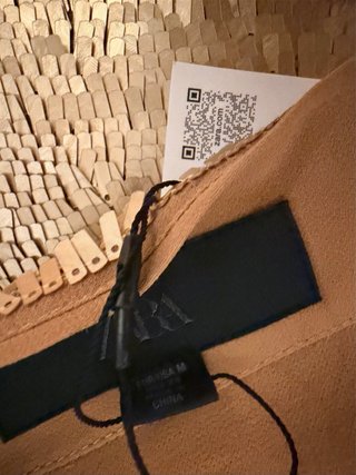 Falda Zara Lentejuelas Talla M