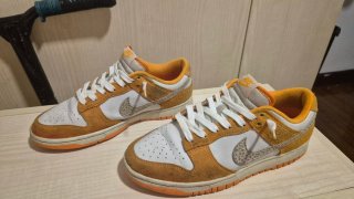 Nike Dunk Low Safari Kumquat Naranja Blanco