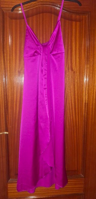 Vestido fiesta fucsia Talla M