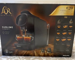 Cafetera L'OR Barista Sublime Compact Negra