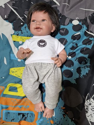 Muñeco Reborn Vinilo Antonio Juan. 43 cm