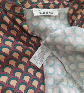 Camisa Luana Estampada Mujer Talla Única