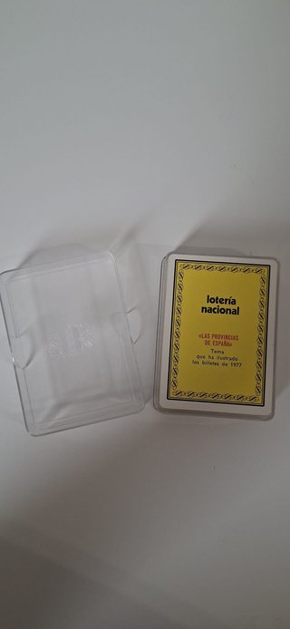 Baraja Cartas Lotería Nacional 1977