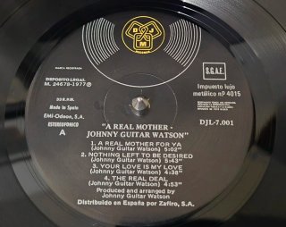 Johnny Guitar Watson - A Real Mother LP