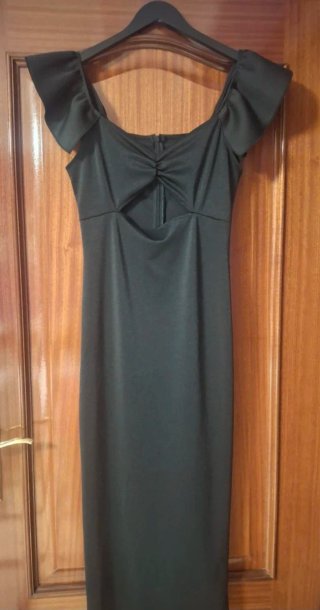 Vestido fiesta negro Talla M