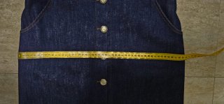 Vestido Bocetto Vaquero Botones Dorados