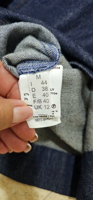 Vestido Bocetto Vaquero Botones Dorados