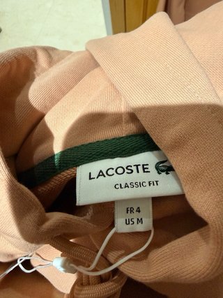Sudadera Lacoste Rosa Talla M