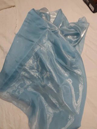 Vestido fiesta y fular