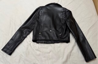 Chaqueta Biker Piel Negra