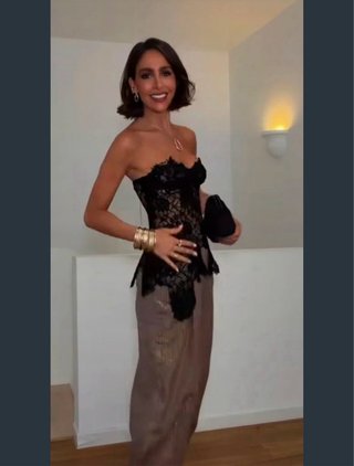 Corsé encaje bordado Zara ZW colección