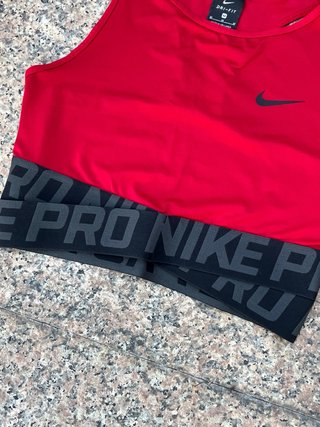 Sujetador deportivo Nike Pro Rojo Talla M