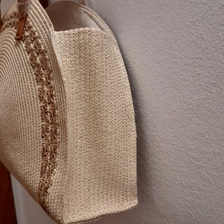 Bolso beige/marrón