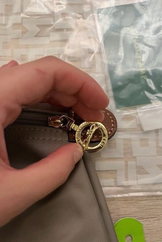 Bolso Longchamp L Beige/Marrón