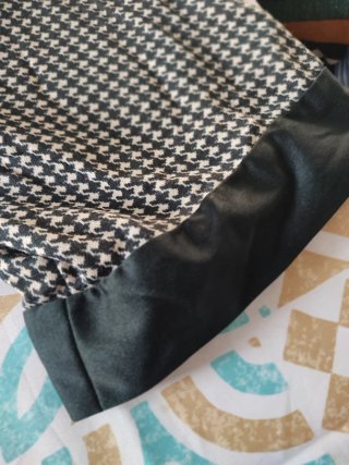 Vestido estampado pata de gallo