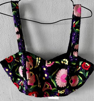 Conjunto Rocio Osorno Negro Flores