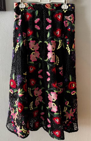 Conjunto Rocio Osorno Negro Flores